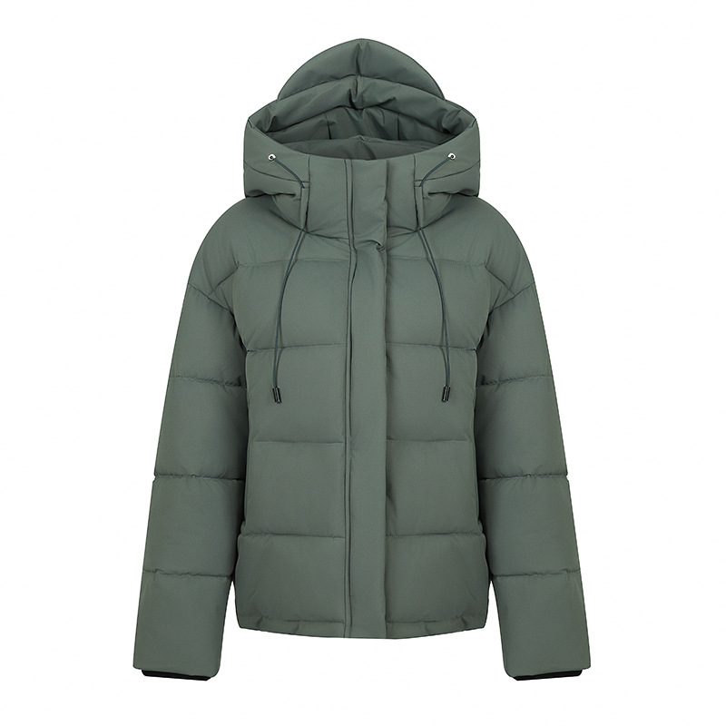 Ropa de algodón corta para mujeres 2025 invierno nuevo estilo coreano suelto plumón casual chaqueta de algodón gruesa
