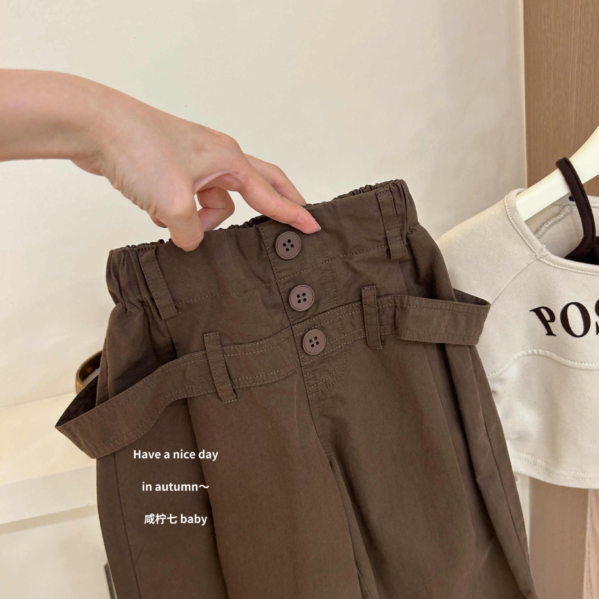 Autumn children's set, T-shirt, trousers 5