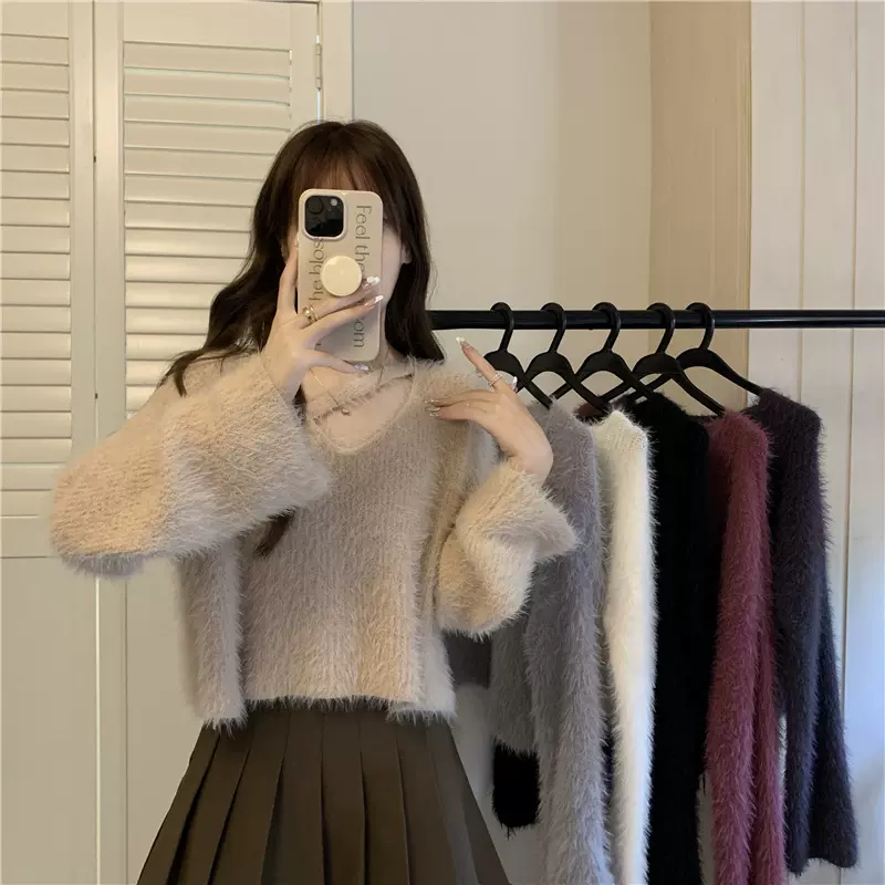 高级感系带开衫针织外套女秋季新款宽松百搭气质温柔风毛衣女春