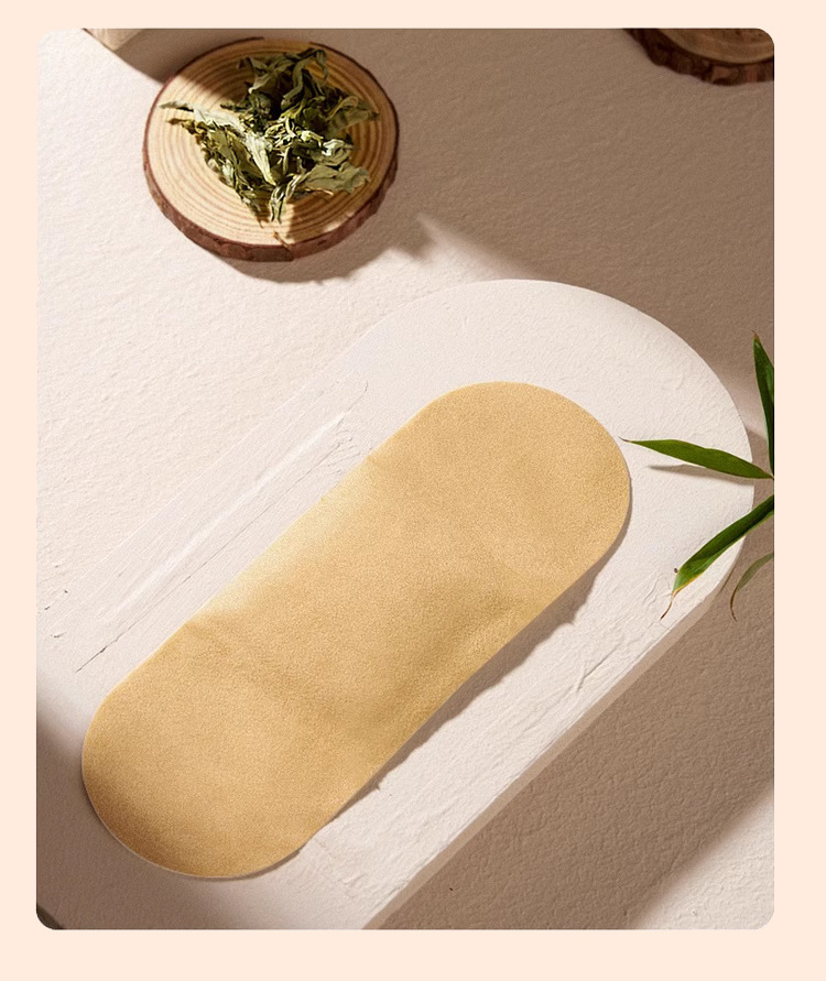 Moxa Warming Patch Ai Cao 艾草 Self-Heating Herbal Topical Patch for Body Warm Compress Care specifications