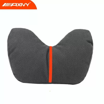 and high-end for girls: Waist support - two-year-warranty-1-piece-full-size-suede-u-shaped-pillow-perforated-carbon-black-red-stripe