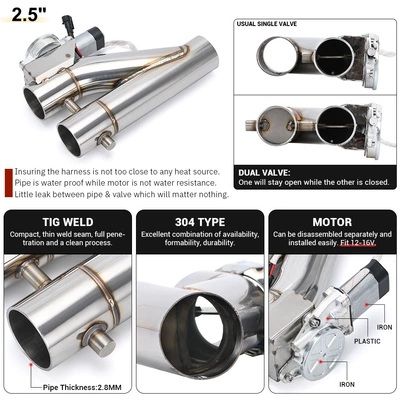 Modified Electronically Controlled Dual-Control | Exhaust pipe