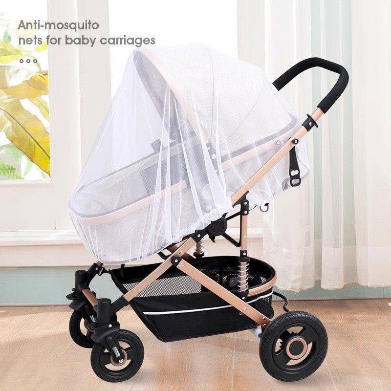 Baby carriage mosquito net full cover trolley mosquito net universal trolley encrypted mesh anti-mosquito net trolley accessories