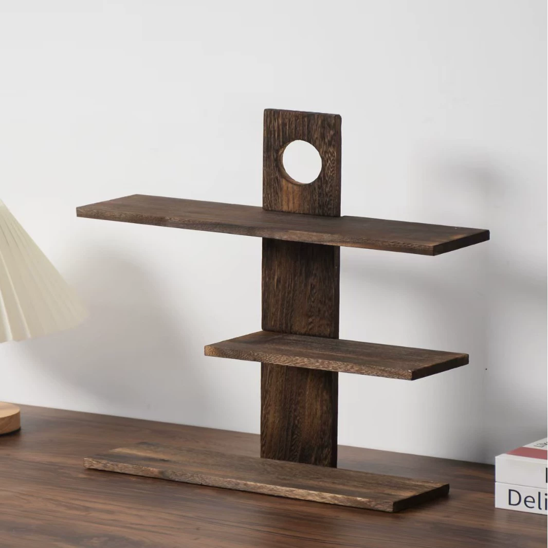 Готовая многослойная маленькая трехслойная подставка для чайника в стиле ретро, ​​стойка для хранения, стойка для чашек для чая