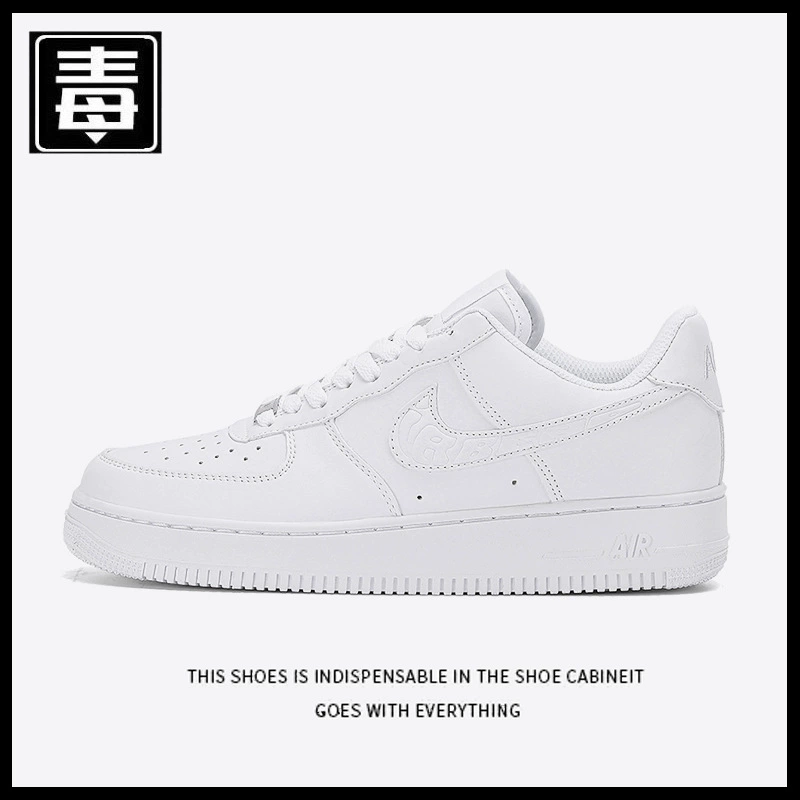 Nike Air Force 1, классические универсальные низкие дышащие белые кроссовки для мужчин и женщин, для любимого