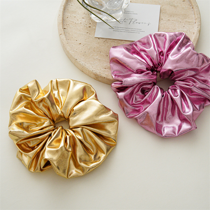 Handmade Design Retro Style Retro Solid Color Cloth Handmade Hair Tie