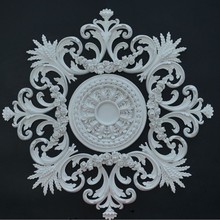 PU拼花灯盘 法式PU组合灯盘客厅天花吊顶装饰仿石膏灯盘灯池