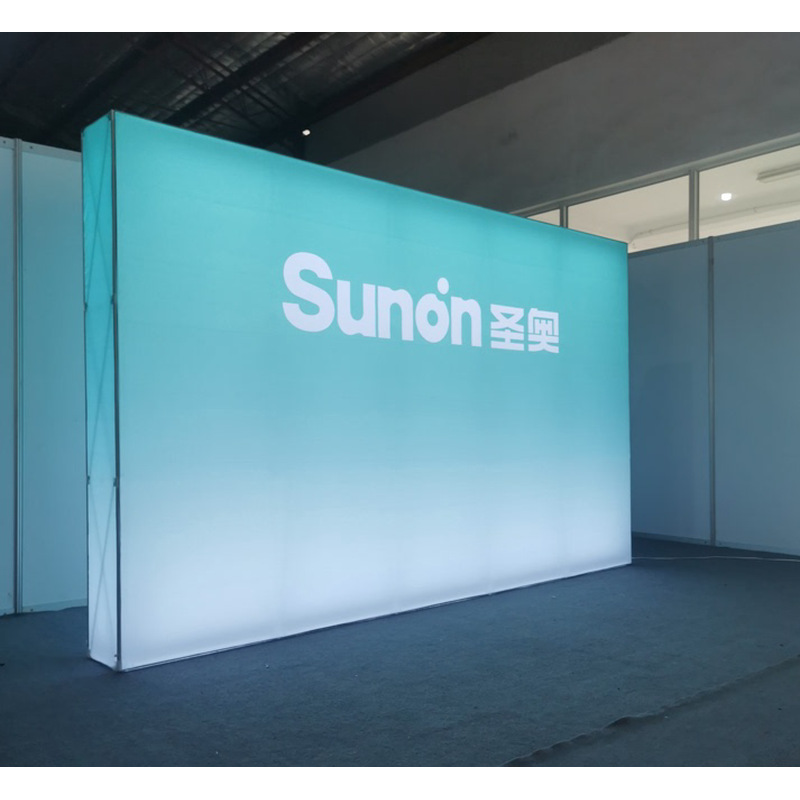 户外发光广告牌led门头卡布拉布无边框灯箱便携卡布拉网灯箱展位