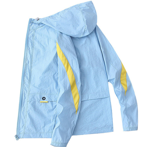 Summer men's clothing jacket UV protection skin-friendly ultra-thin ice silk breathable outdoor fishing suit wholesale