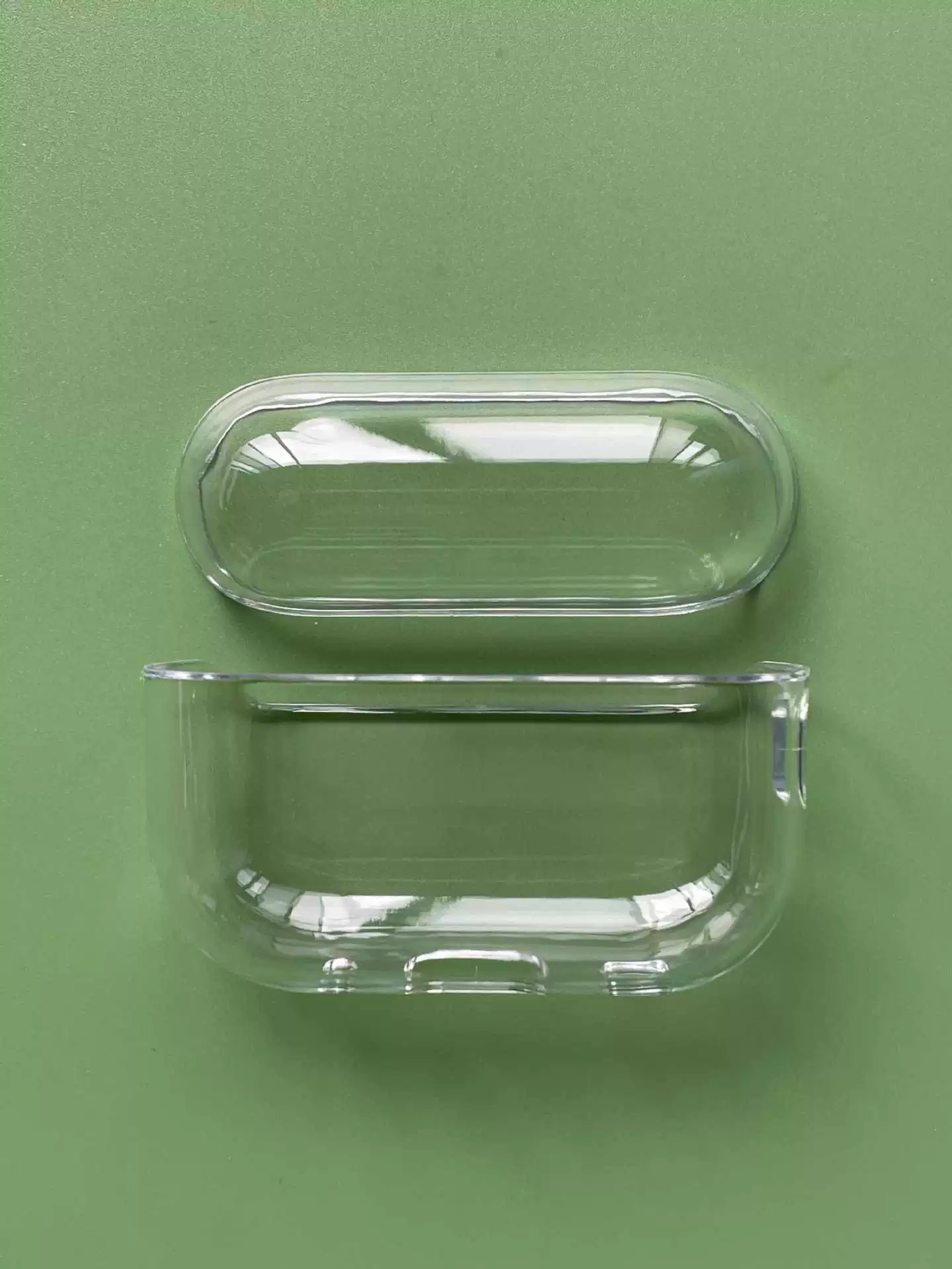 Protective case (Apple AirPods Pro2) transparent TPU/PC, hard/soft shell, lanyard options