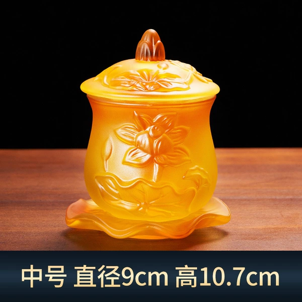 [中号琥珀双色琉璃杯]