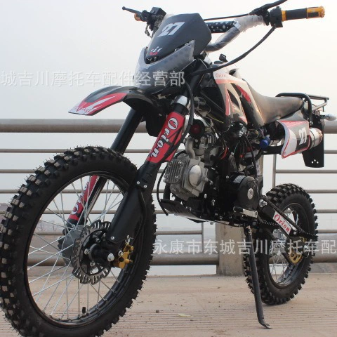 Внедорожный кроссовый мотоцикл 125cc, воздушное охлаждение, 4-тактный, 80 км/ч, дисковые тормоза