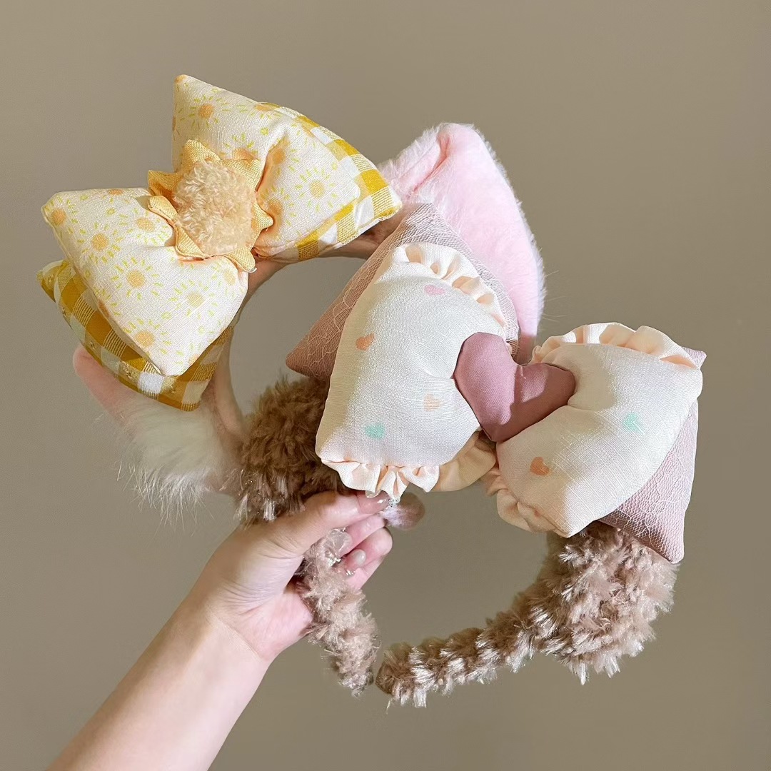 Sombrero de la marina estrella sueño melodía ling nabel cabello de arco de cabello lindo Duffy oso peluche bandero parque de atracciones fotos