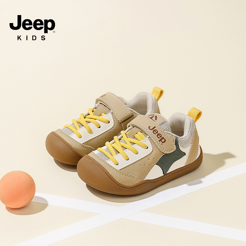 Jeep童鞋2025春秋新款儿童运动鞋舒适轻便女童跑步鞋小童宝宝鞋子|undefined