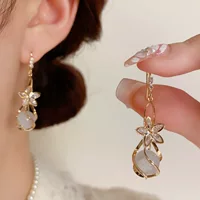 Серьги из циркония: модный универсальный дизайн, микроинкрустация, кошачий глаз, интернет‑знаменитость, тренд сезона —