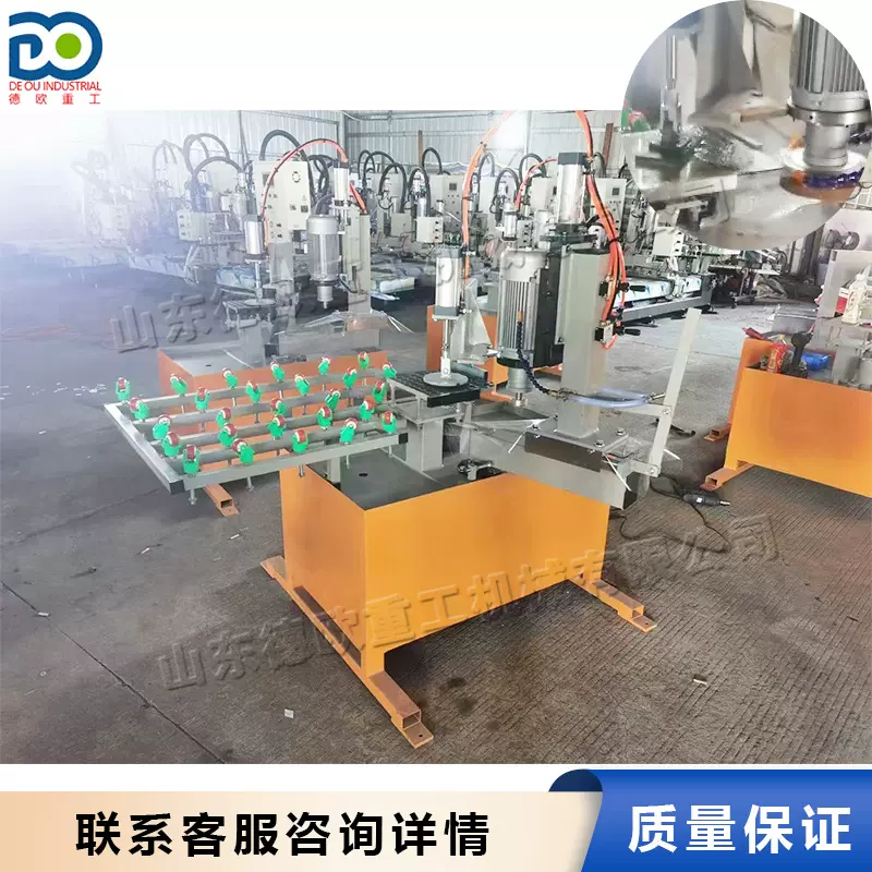 单头玻璃倒角设备 家具茶几玻璃倒角机 岩板玻璃修边磨角设备