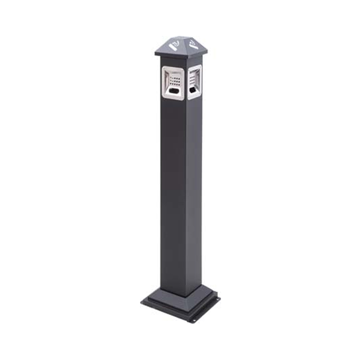 Stainless Steel Ash Receptacle – High-Capacity Smoking Station For Outdoor/Indoor Use (Sand-Filled, Rustproof, Multiple Color & Texture Options)_voghion.com