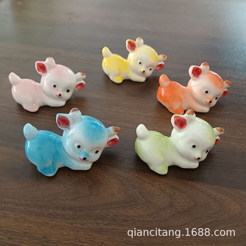 Chopstick Holder, Pen Holder, Ceramic Crafts, Ornaments, Garden Fish Tank, Tea Pet Accessories, Home Office Decoration, Children's Toys