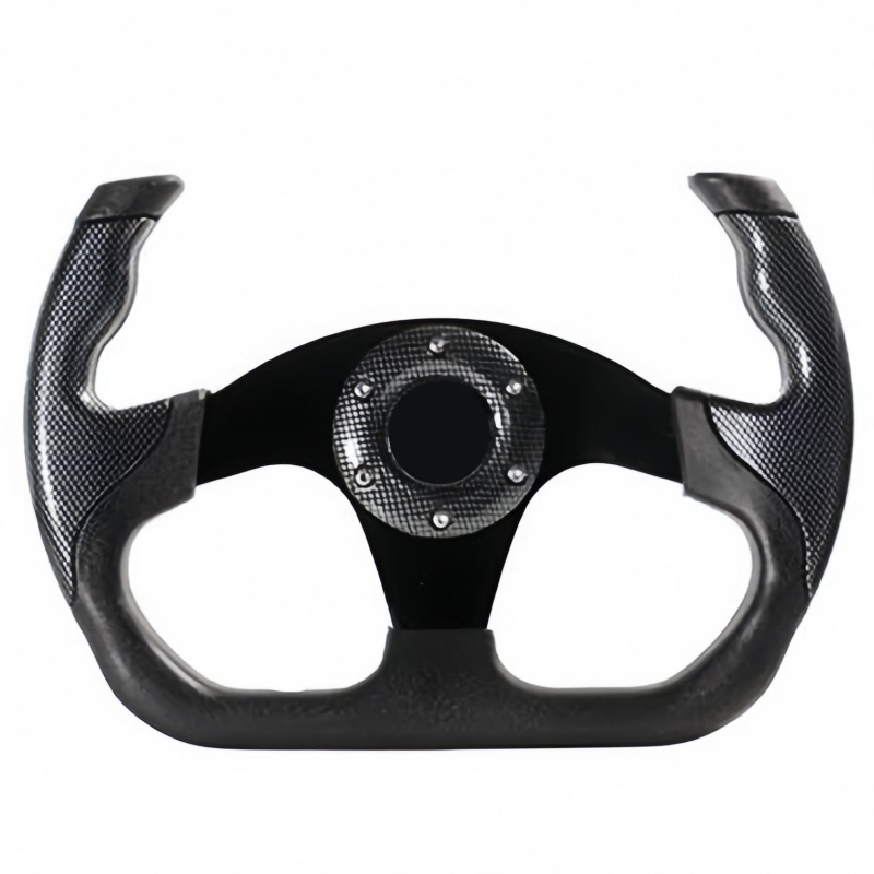 Universal – Car Drifting D-Type Steering wheel - carbon-pattern