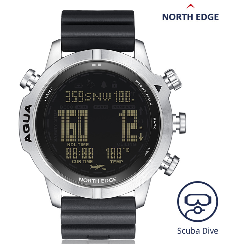 Outdoor Sports Smart Watch Waterproof Electronic Wristwatch With Barometer Compass Multifunctional Running Diving Computer Watch For Men_voghion.com