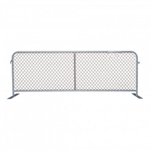 体育场人群控制的临时3D建模围栏临时护栏网片出口勾花临时护栏网