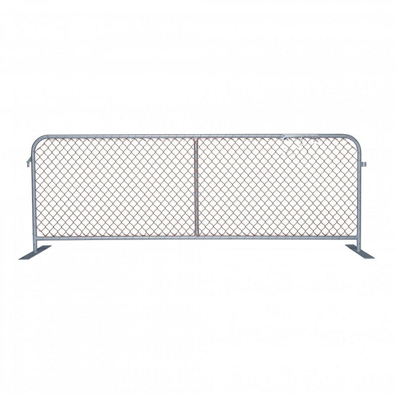 体育场人群控制的临时3D建模围栏临时护栏网片出口勾花临时护栏网