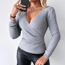 D 40153 Ribbed Zip Knit Cardigan ĥë�������������羳��