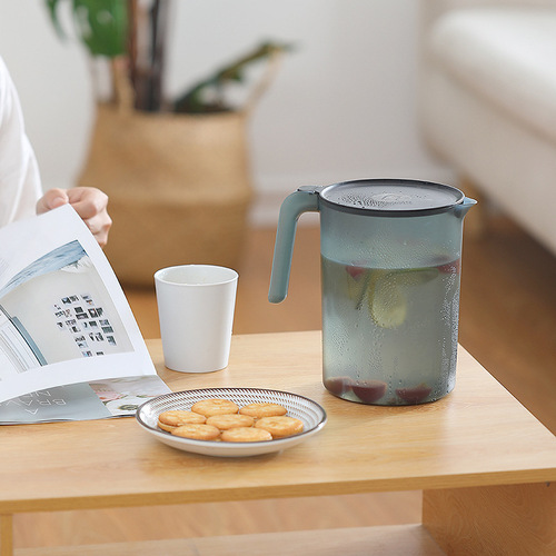 家用塑料日式冷水壶耐高温大容量凉水壶果汁壶花茶壶可印