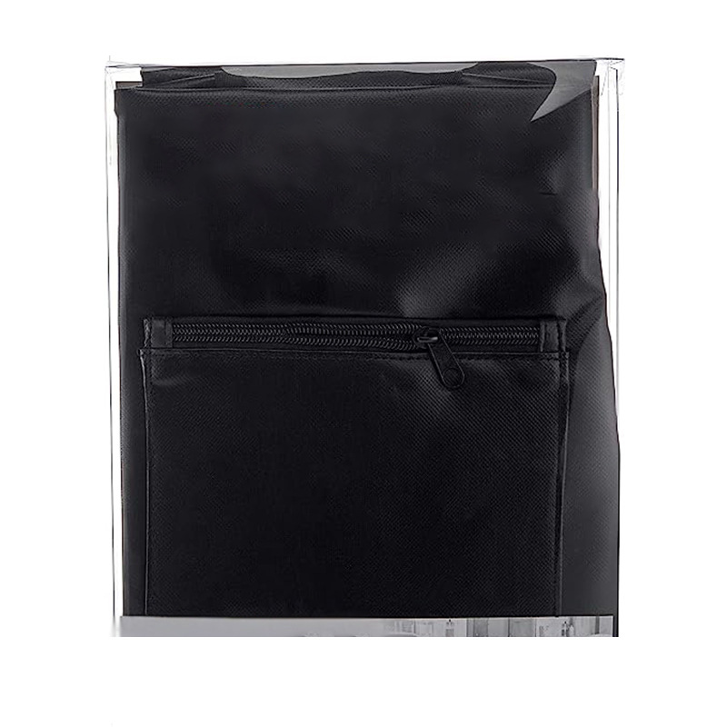 Delantal impermeable simple moderno con 3 bolsillos con cremallera peluquería ropa de trabajo de jardinería delantal entrega de una sola pieza