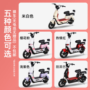 外貿七彩馬時尚輕便48V電動車電單車節能電摩電動自行車電瓶車