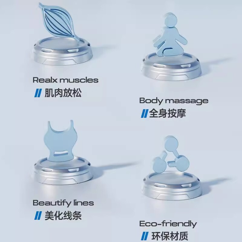 二列ヨガマッサージ器狼牙棒ローラーフォーム二列ローラー筋膜球脚部筋肉リラックス児童|undefined