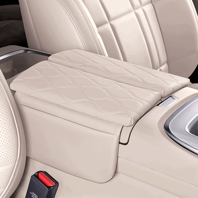 Armrest box pad Armrest Box Protection Pad, Special - deep-blue-s09-turquoise-beige