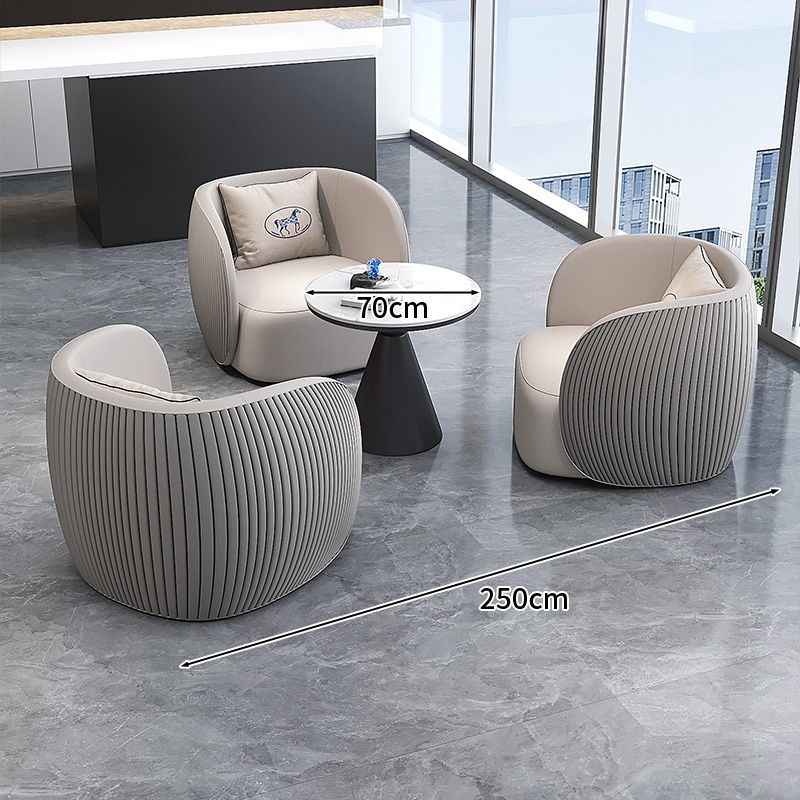 Oficina de ventas de lujo ligero Mesa y silla Hotel Lobby Sofá Sala de estar Sofá de recepción Combinación