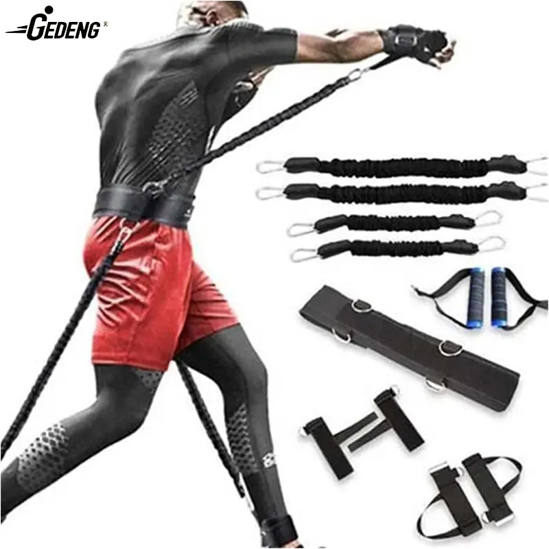 Gedeng taekwondo cuerda elástica baloncesto rebote fuerza entrenamiento de la pierna multifuncional boxeo rebote resistencia anti-rotura cuerda