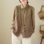 v领外穿春款复古马夹