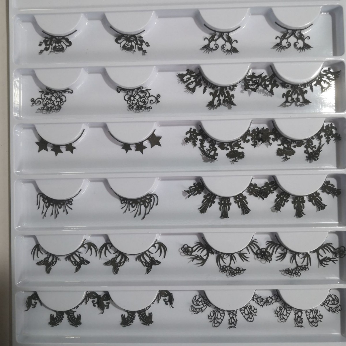 剪纸假睫毛万圣节假睫毛专业工厂