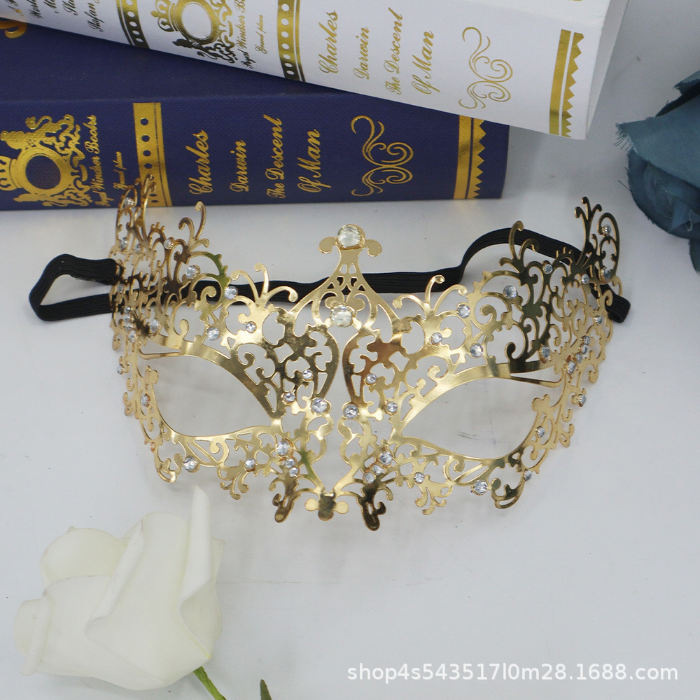 Amazon máscaras de metal calientes, máscaras de hierro forjado, máscaras de alta calidad, máscaras de fiesta de mascaras