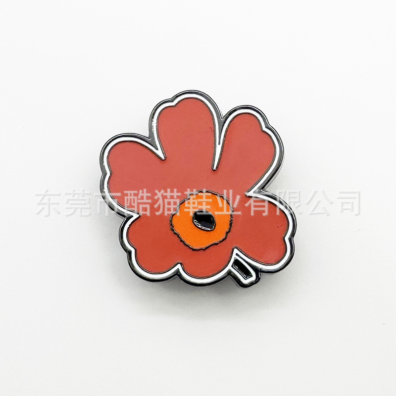 MARIMEKKO洞靴アクセサリー高級感金属diy靴花雲輪泡芙洞花靴ボタン