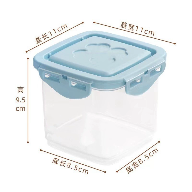 Airtight Food-Grade PP5 Storage Jar, Stackable Crisper Boxes, 450–1000 ml