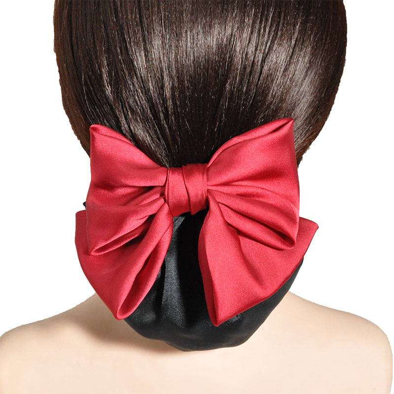 Haarnetje met grote strik voor professionele kapsels_voghion.com