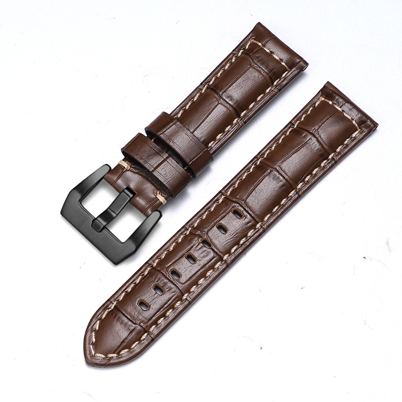 Aplicable iwatch correa de cuero genuino Apple correa de reloj applewatch8 Huawei GT3 Samsung S1 Pena Mar
