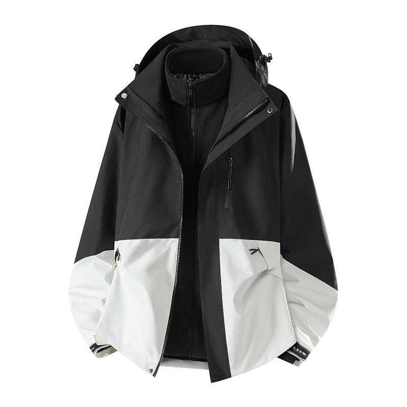 2026 chaqueta de asalto al aire libre 3 - en - 1 hombre y mujer chaqueta deportiva de capa suave chaqueta de montaña chaqueta impermeable