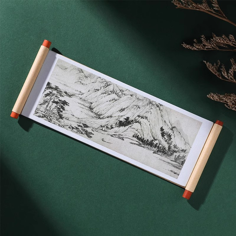 水墨画の巻物の冷蔵庫は清明の上河の図文を貼って磁気を作って国風の山水画の磁気を貼って冷蔵庫を吸収してオーダーメイドを貼ります。|undefined