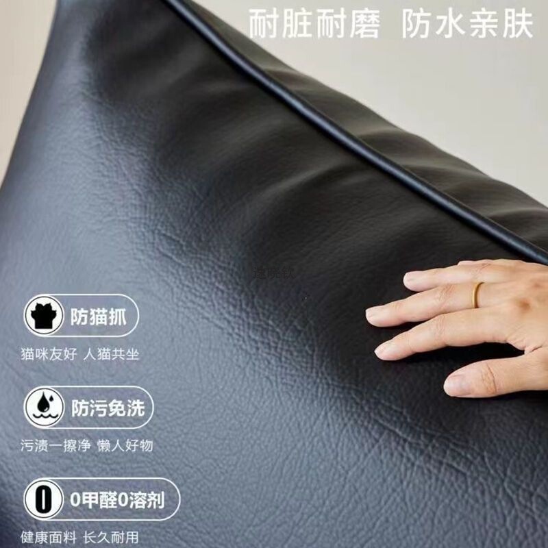 懒人沙发可躺可睡阳台客厅网红躺卧榻榻米小户型单人卧室皮革沙发|undefined