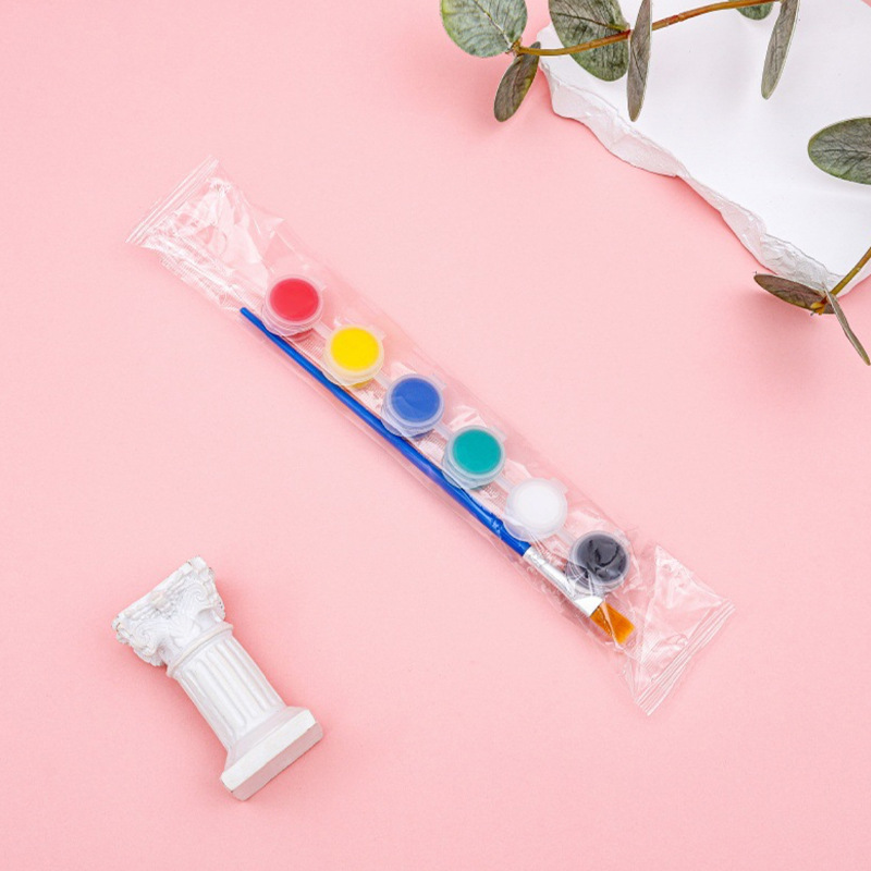 Pintura Acrílica Infantil de 12 Colores Set de 6
