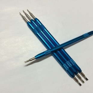 Double-headed screw fixing raw ear batch change watch strap punching needle change buckle removal watch strap repair tool