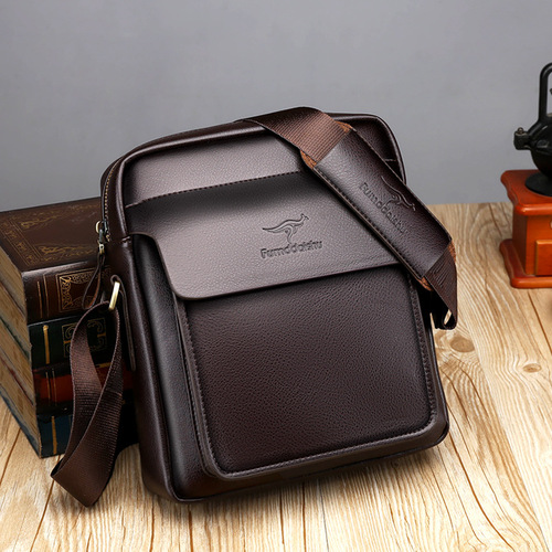 New Kangaroo Single Shoulder Bag Large Capacity Crossbody Bag Men's Fashion Backpack Fast Shipping Pinduoduo One-Time Delivery