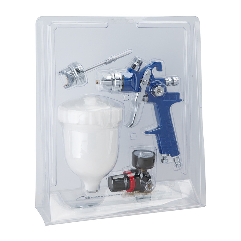 Pistola de pulverización neumática de alta atomización, botella de pulverización de pintura de látex, caja de herramientas de pulverización, juego de pistolas de pulverización de pintura para muebles y automóviles image 11