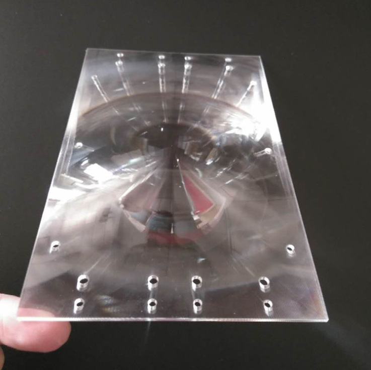 厂家供应投影机系列用菲涅尔透镜PMMA亚克力材质螺纹光学透镜HMY