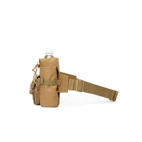 Outdoor running bag, military fan tactical water bottle bag, functional phone bag, hiking and cycling bag, wilderness bag for men